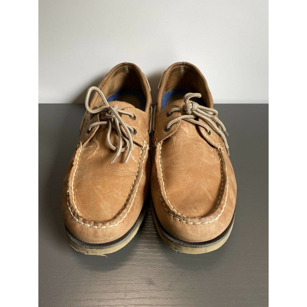 Sperry Top Sider Original Boat Shoes Sahara Leather Men’s SZ 12 M
